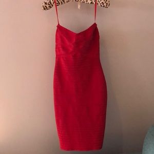 Few Moda NY red strapless dress